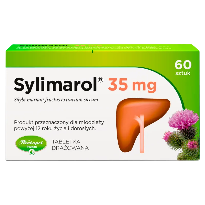 Sylimarol, 35 mg, 60 tabletek