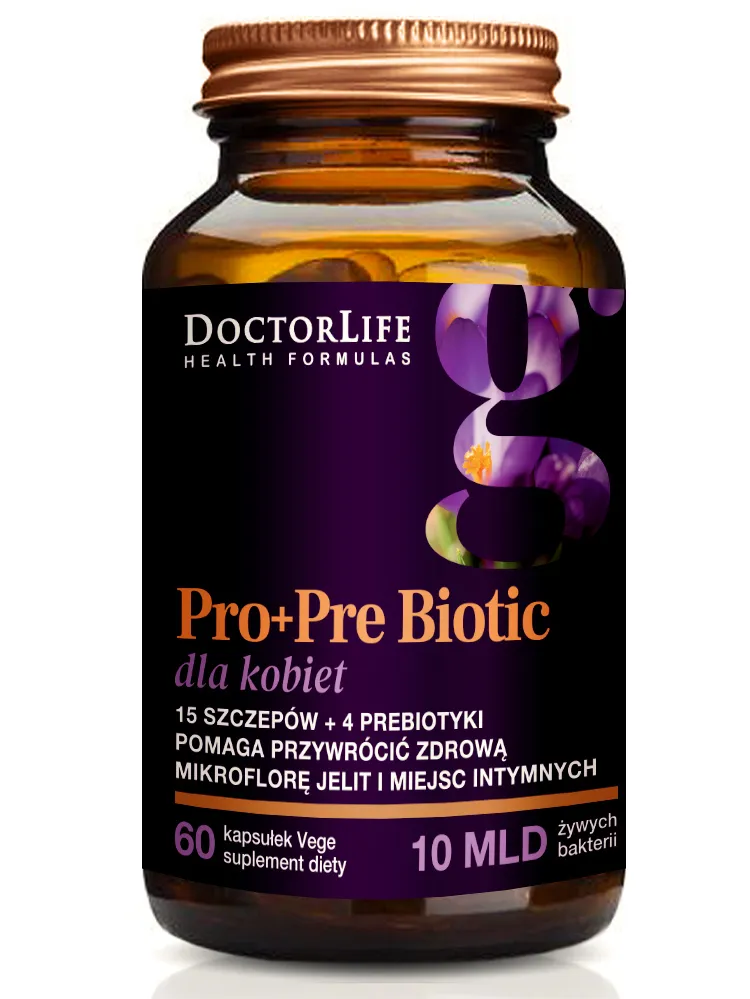 Doctor Life Pro+Pre Biotic dla kobiet, 60 kapsułek