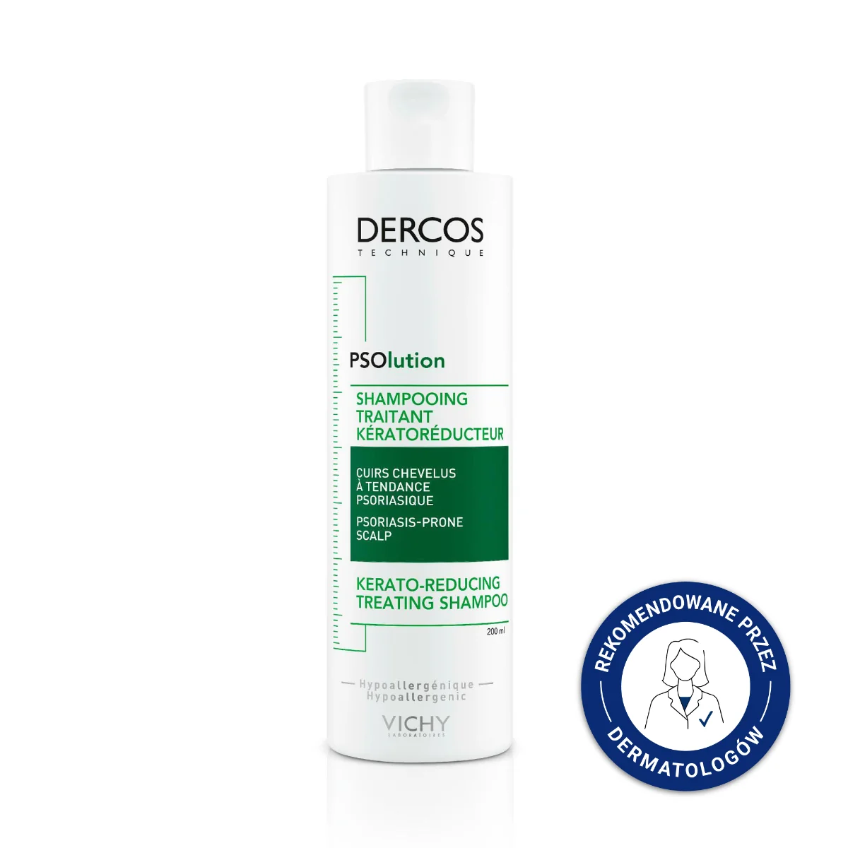 Vichy Dercos PSOlution szampon keratolityczny, 200 ml