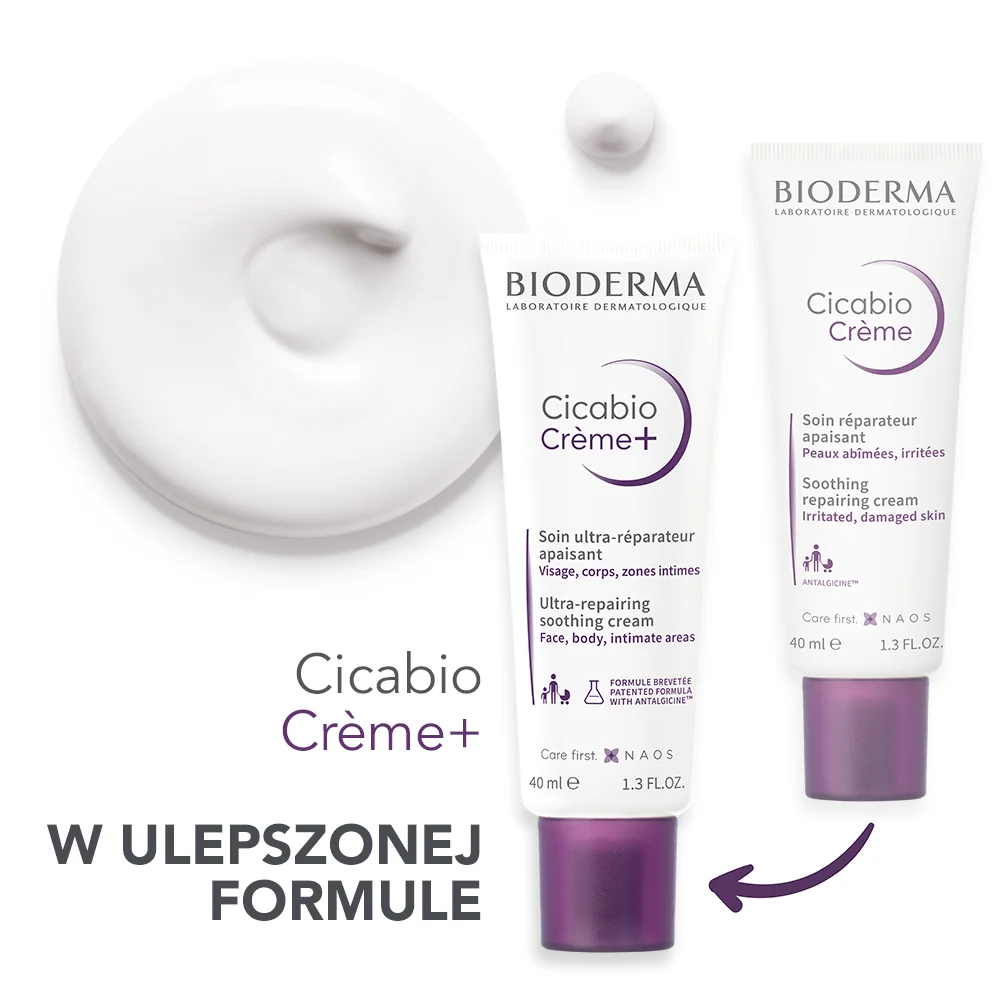 Bioderma Cicabio Créme+ krem naprawczo-kojący, 40 ml