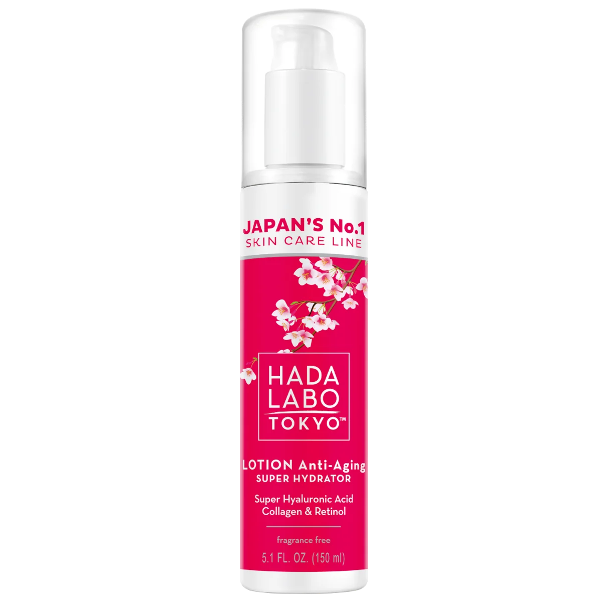 Hada Labo Tokyo Red Lotion Anti-Aging Super Hydrator, nawilżający lotion przeciwzmarszczkowy, 150 ml