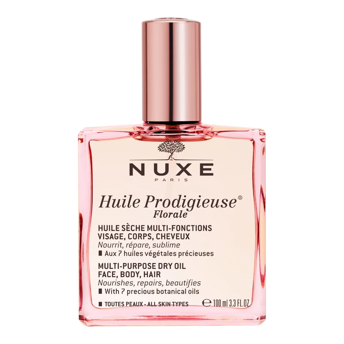 Nuxe Huile Prodigieuse Florale, Suchy olejek do ciała, twarzy i włosów, 100 ml