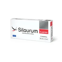 Silaurum, silikonowe plastry na blizny, 10 cm x 3 cm, 6 sztuk