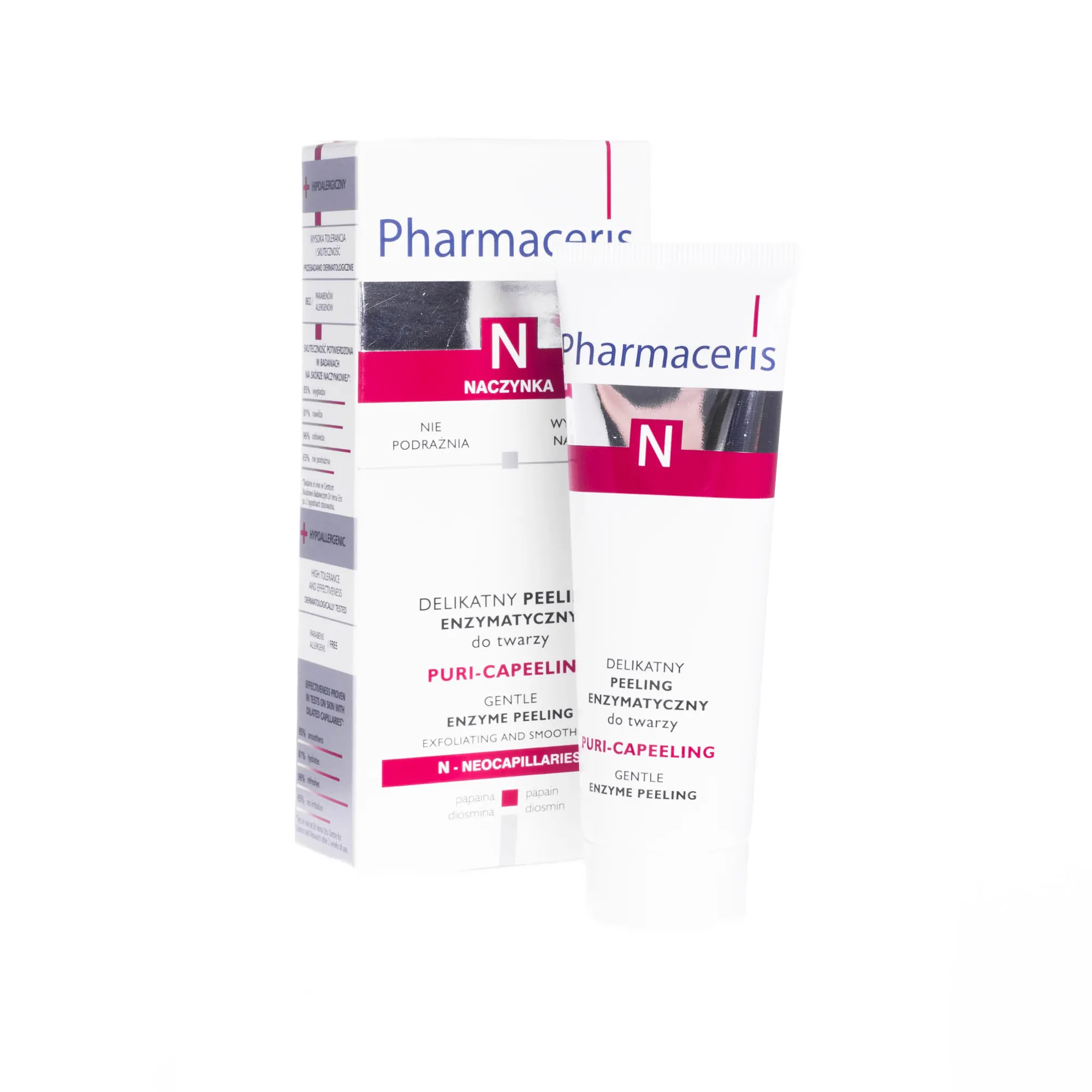 Pharmaceris N  Puri-Capeeling, delikatny peeling enzymatyczny do twarzy, 50 ml 