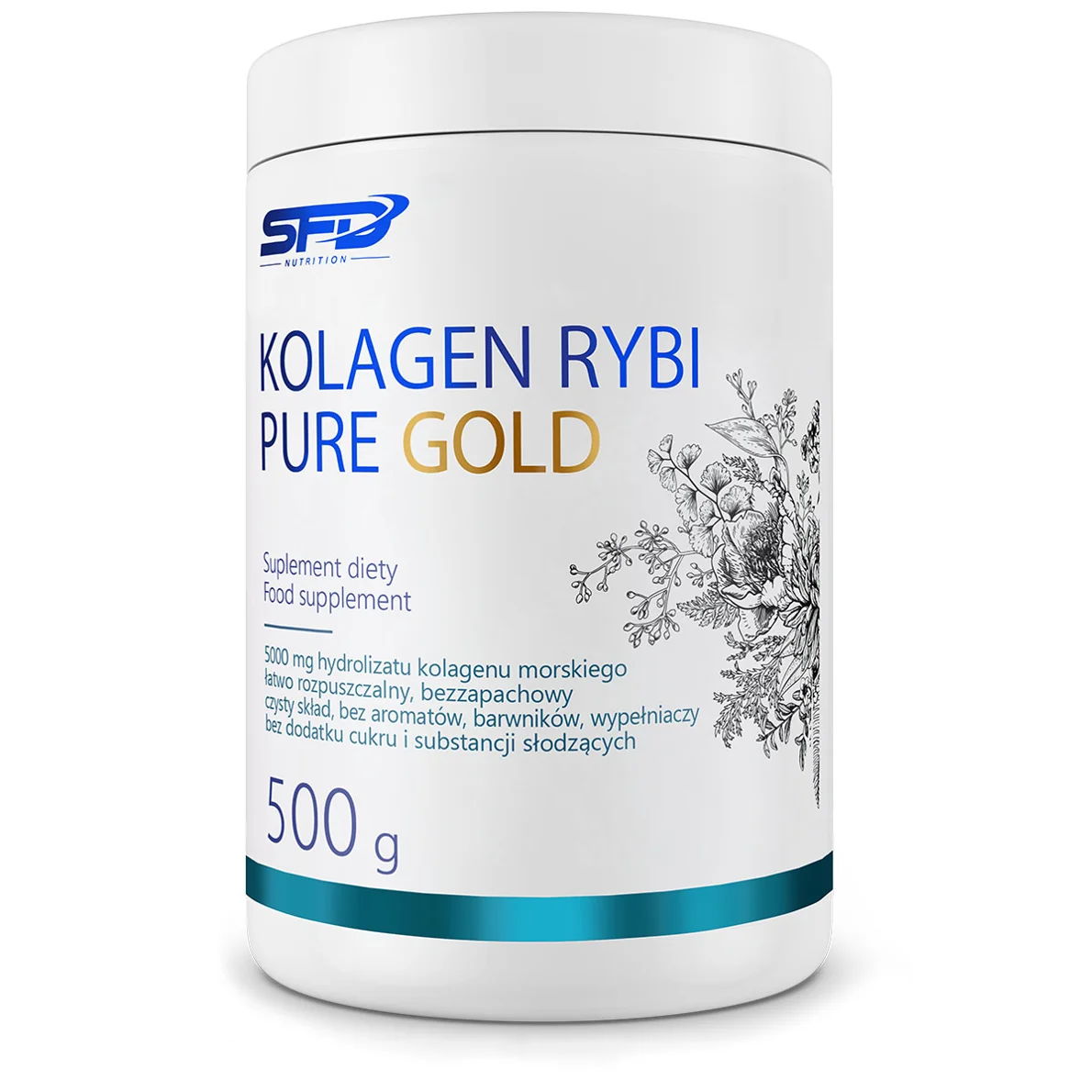 SFD Kolagen Pure Gold Rybi, 500 gramów