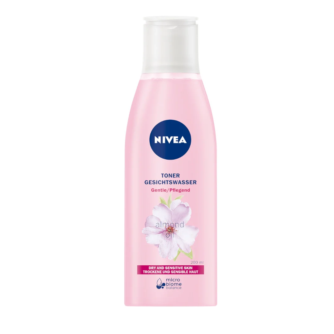 Nivea Łagodzący tonik do twarzy dla cery suchej i wrażliwej, 200 ml