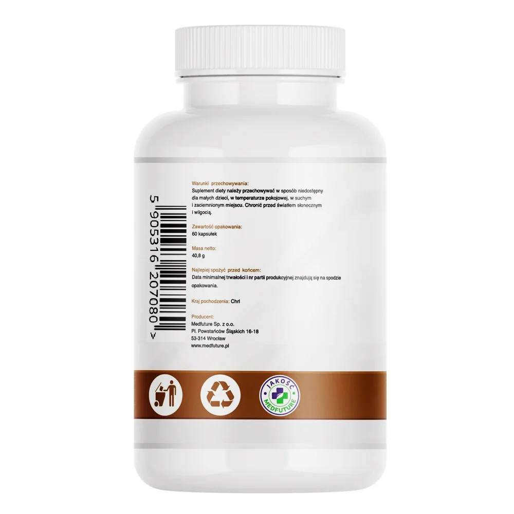 Med Future Shiitake 670 mg 60 kapsułek 