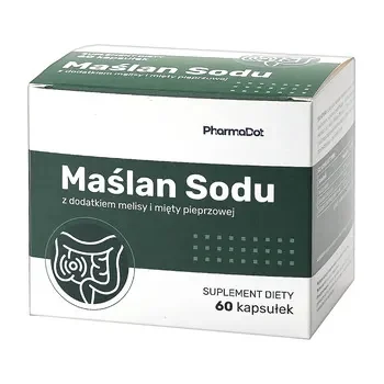 PharmaDot Maślan Sodu, 60 kapsułek