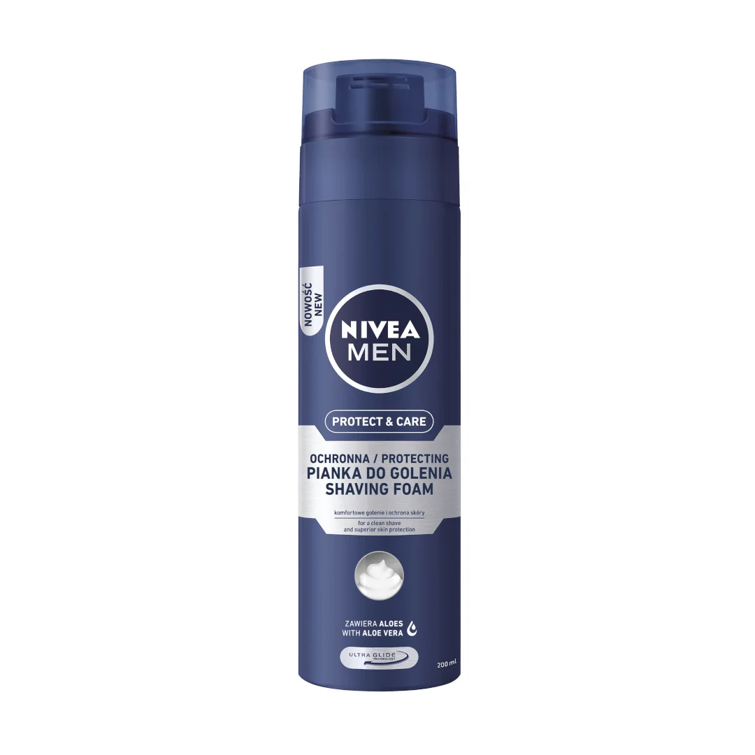 Nivea Men Protect & Care ochronna pianka do golenia, 200 ml