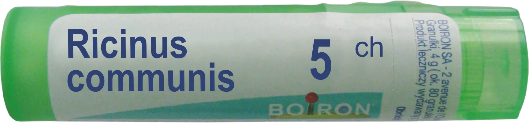 Boiron Ricinus communis 5 CH, granulki, 4 g