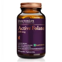 Doctor Life Active Folate, 800 mcg, suplement diety, 90 kapsułek