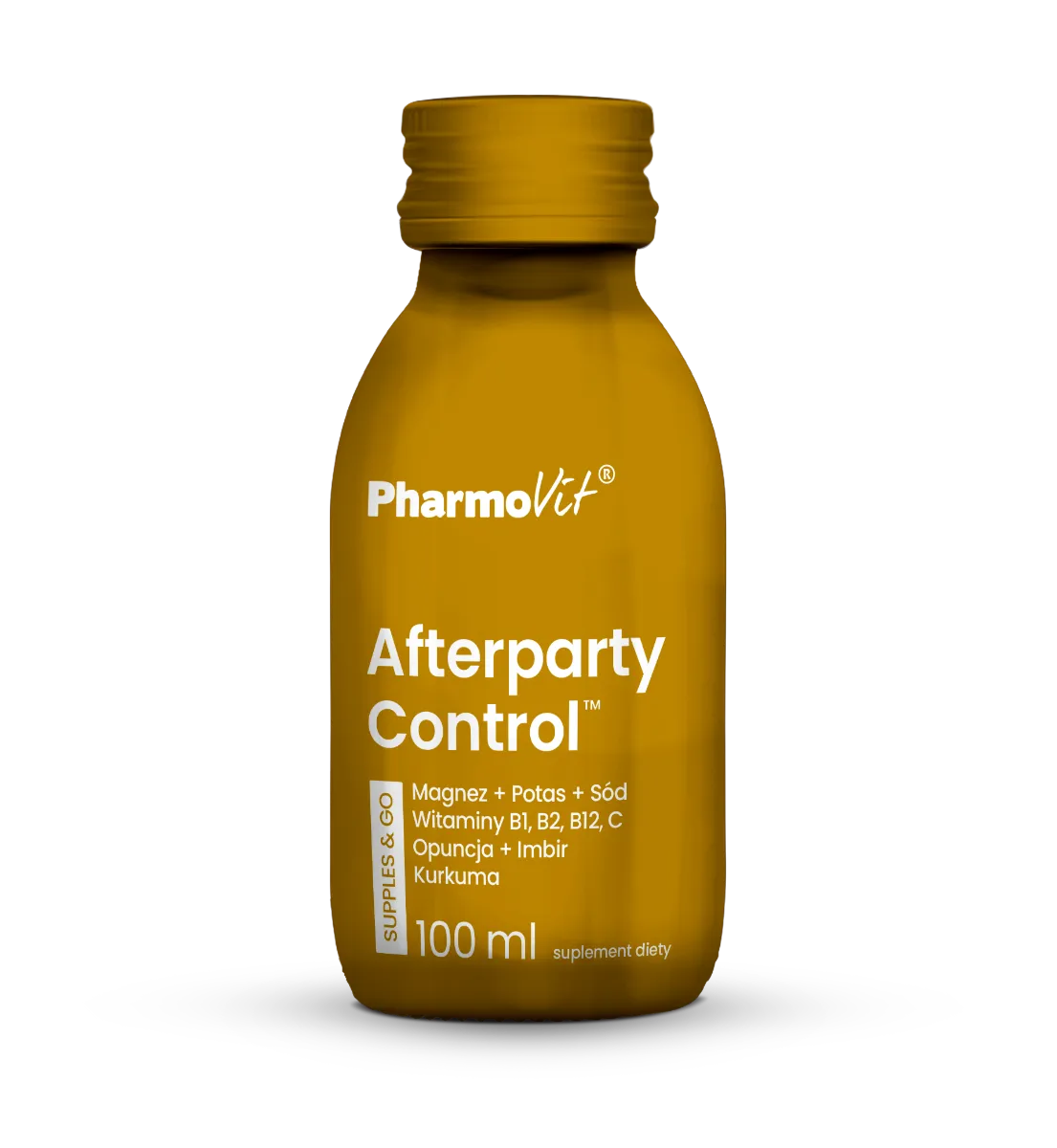 Pharmovit Supples & Go Afterparty Control wsparcie po nadmiernym spożyciu alkoholu, 100 ml