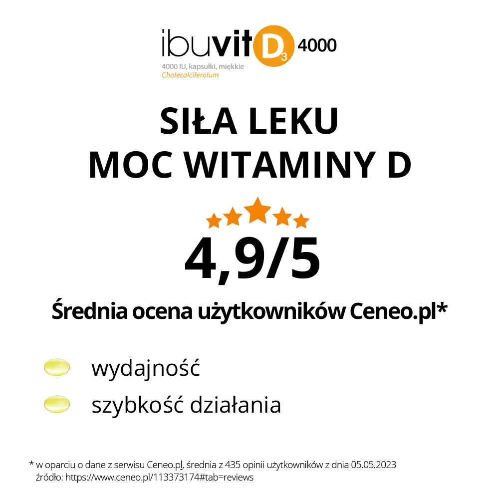 Ibuvit D3 4000 IU 60 kapsułek miękkich