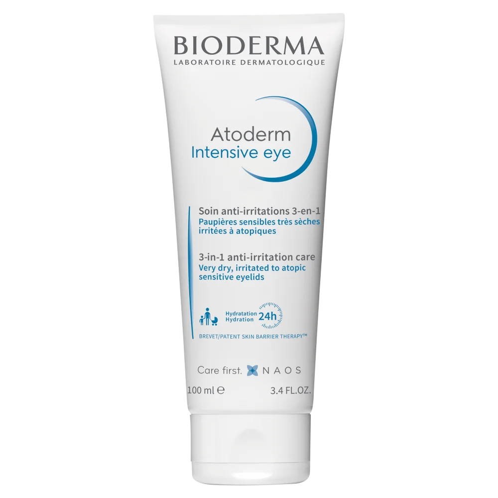 Bioderma Atoderm Intensive Eye 3w1 pielęgnacja podrażnionej skóry powiek, 100 ml