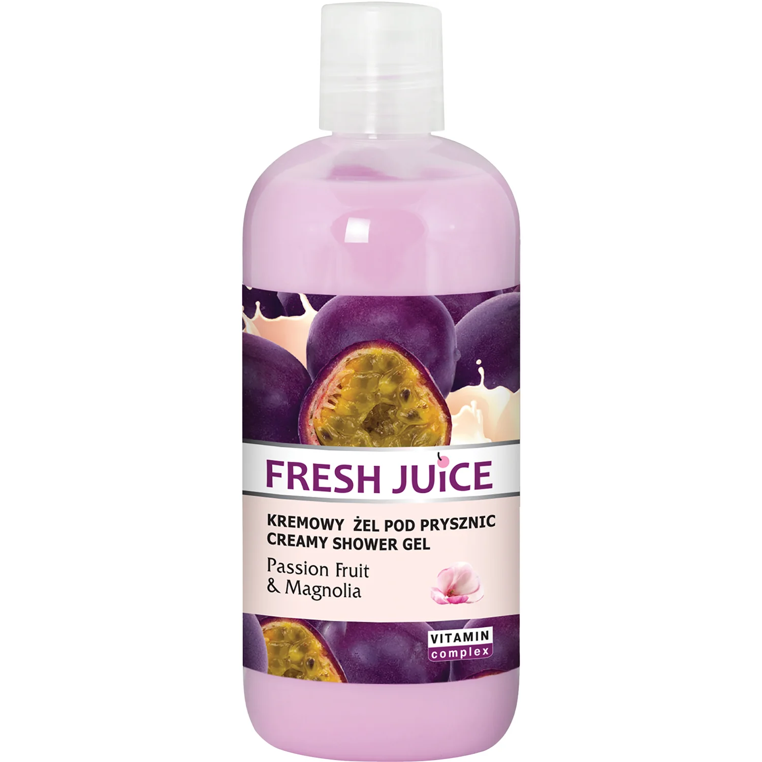 Fresh Juice kremowy żel pod prysznic Passion Fruit & Magnolia, 500 ml