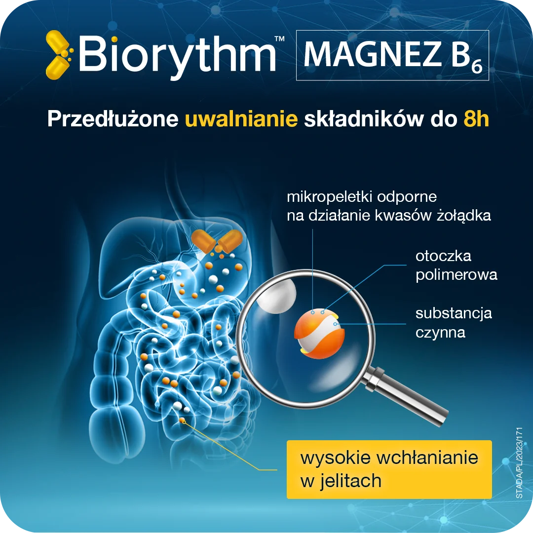 BIOrythm Magnez B6 30 kapsułek