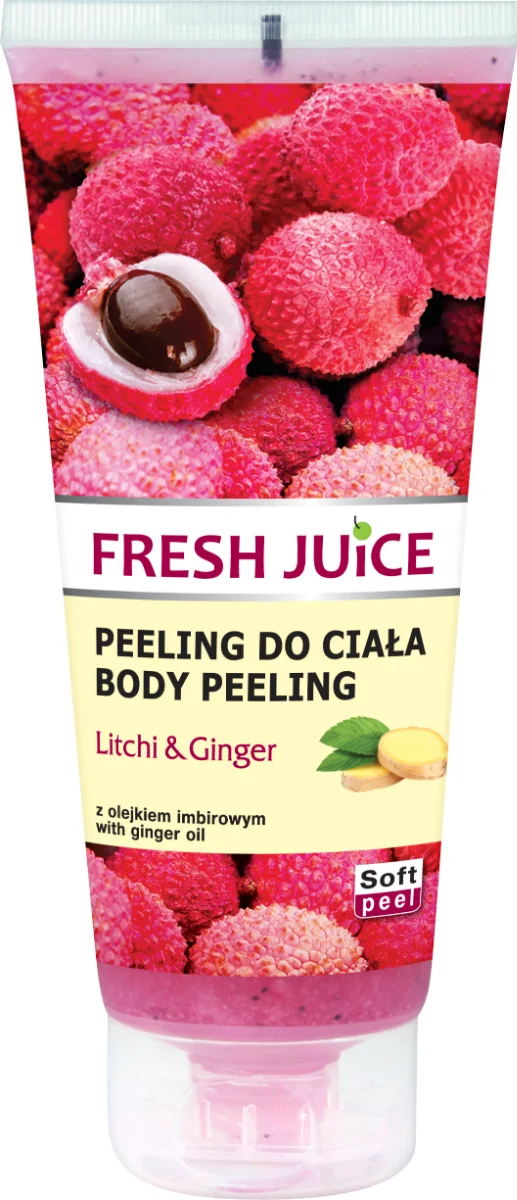 Fresh Juice, peeling do ciała Liczi i Imbir, 200 ml