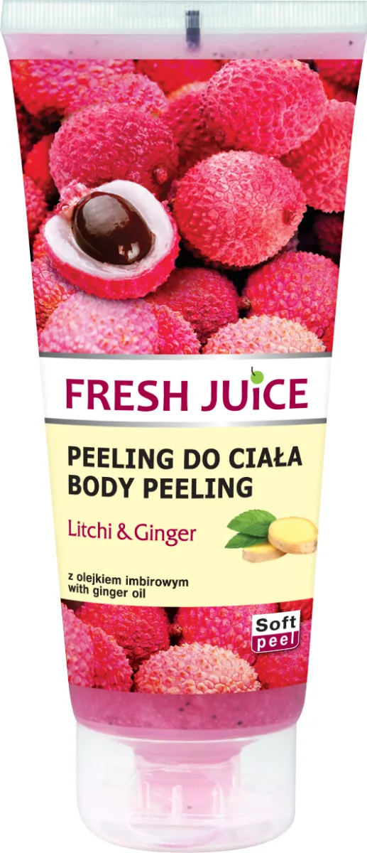 Fresh Juice peeling do ciała Liczi i Imbir, 200 ml