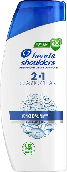 Head & Shoulders Classic Clean, szampon przeciwłupieżowy 2 w 1, 625 ml