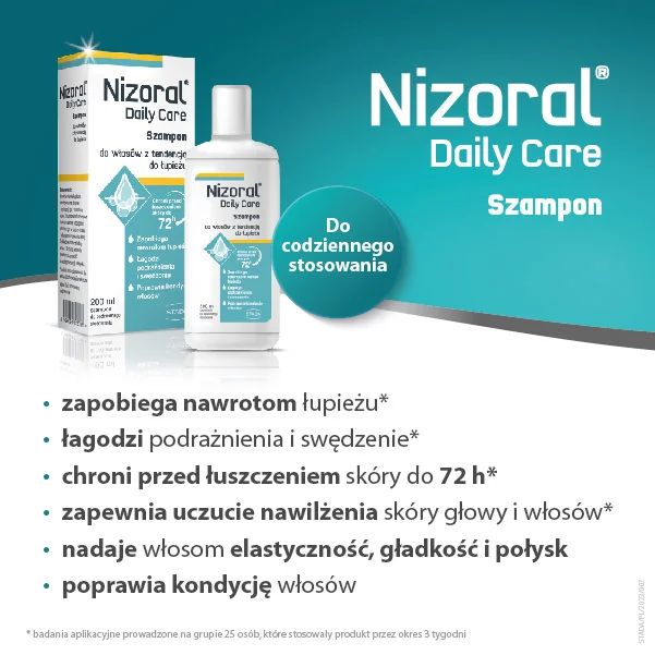 Nizoral Care szampon do włosów z tendencją do łupieżu, 200 ml