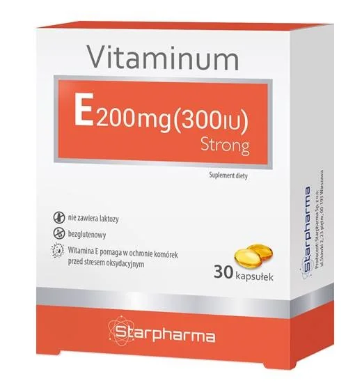 Starpharma Vitaminum E 200 mg, 30 kapsułek