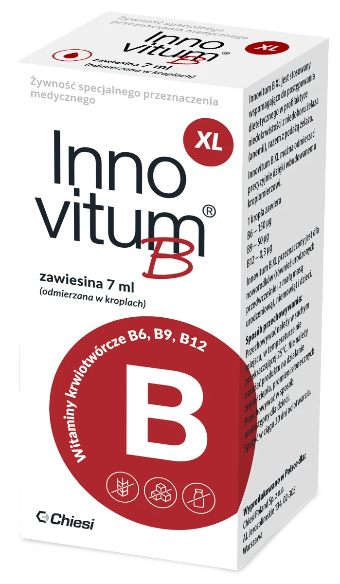 Innovitum B XL, zawiesina doustna, płyn, 7 ml