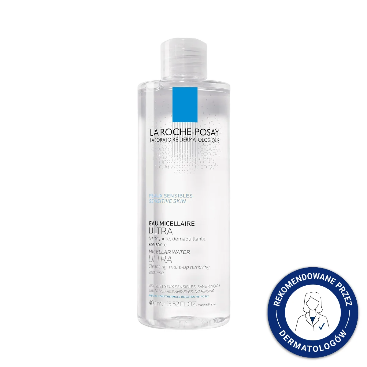 La Roche-Posay, płyn micelarny do skóry wraźliwej, 400 ml