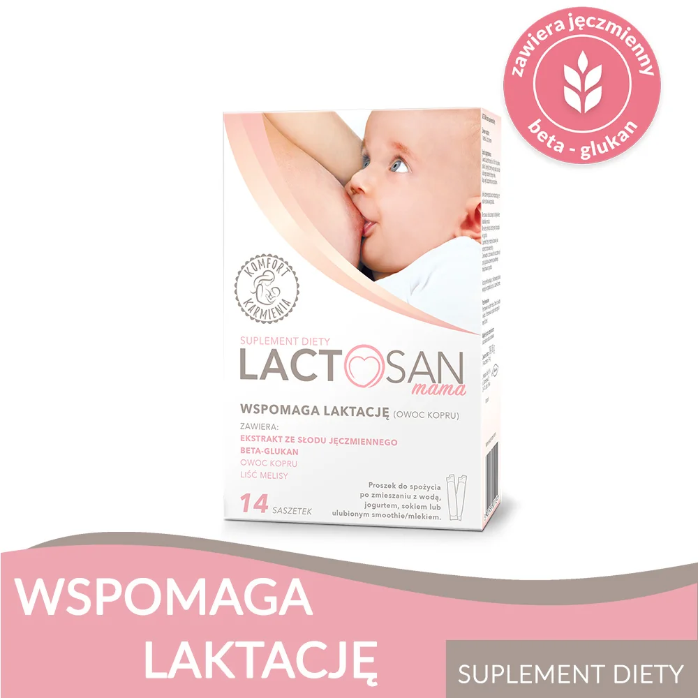 Lactosan Mama, suplement diety, 14 saszetek