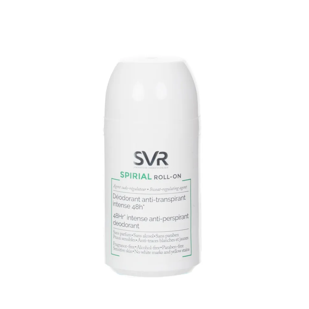 SVR, Spiral roll-on, antyperspirant dla skóry wrażliwej, 50 ml