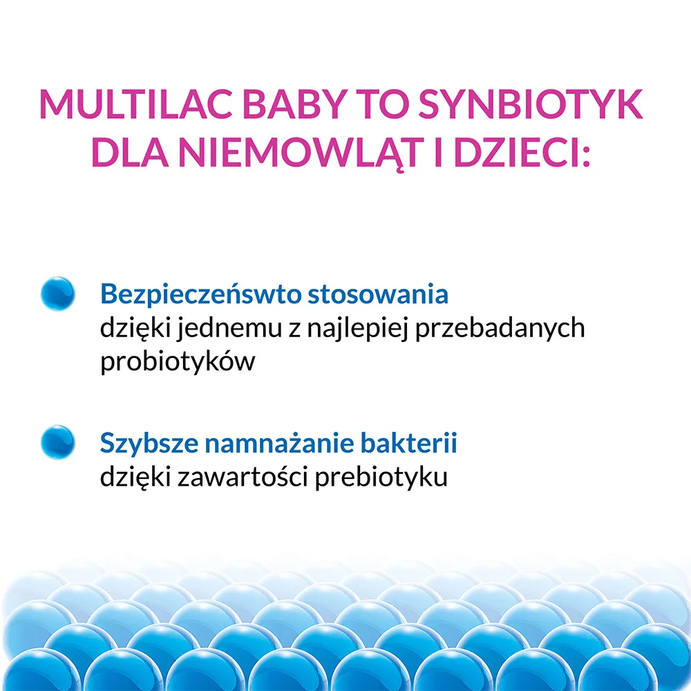 Multilac Baby, synbiotyk w kroplach, 5 ml 