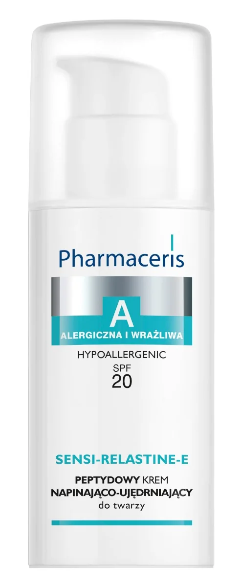 Pharmaceris A Sensi-relastine-e, peptydowy krem napinająco-ujędrniający, SPF 20 / 50 ml