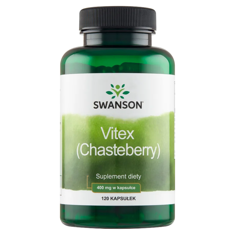 Swanson Chasteberry Fruit, suplement diety, 120 kapsułek