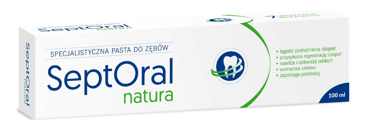 SeptOral Natura, specjalistyczna pasta do zębów, 100 ml