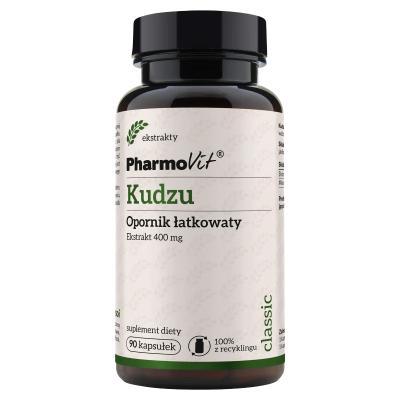 Pharmovit Classic Kudzu Ekstrakt 400 mg, suplement diety, 90 kapsułek