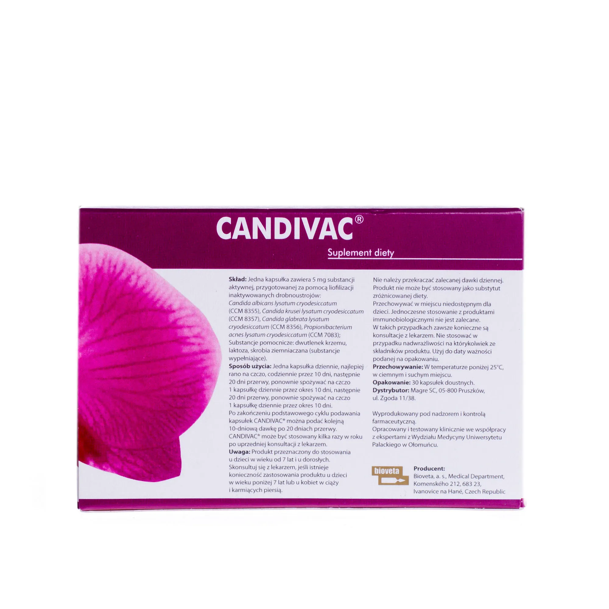 Candivac, probiotyk dla kobiet, 30 kapsułek 