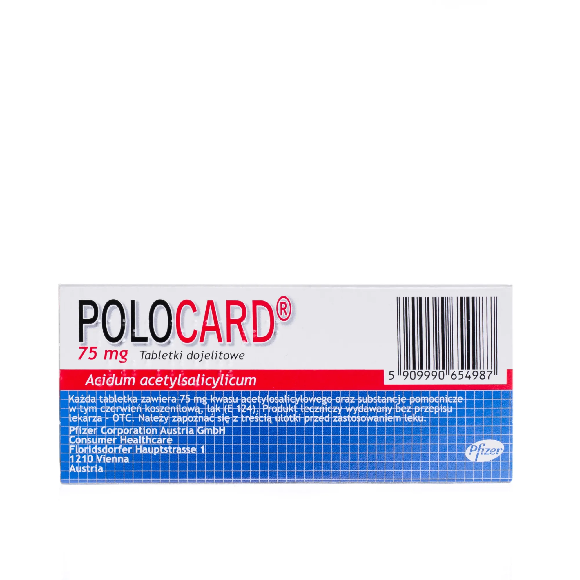 Polocard, 75 mg, 60 tabletek 