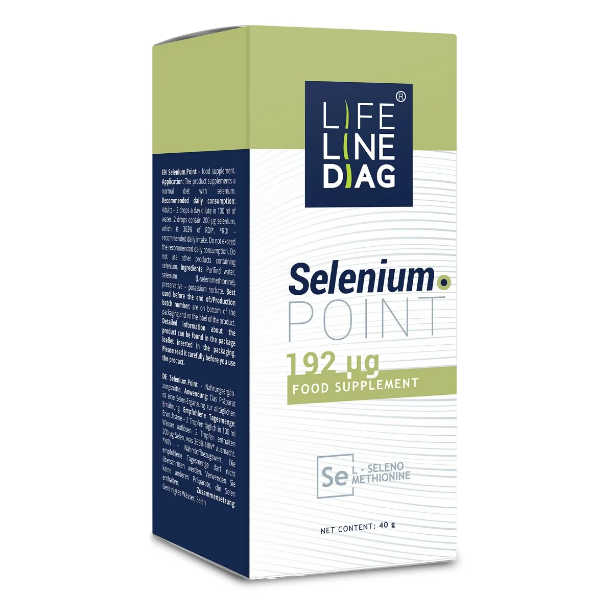 Lifelinediag Selenium.Point selen l-selenometionina 40 g