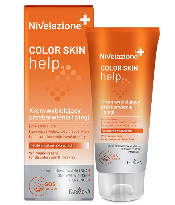 Nivelazione, krem wybielający przebarwienia i piegi, 50 ml