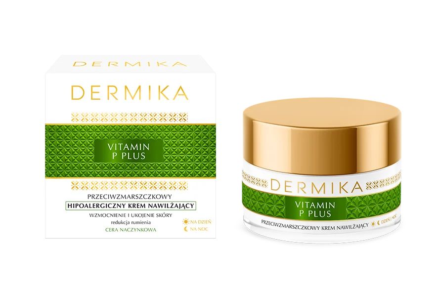 Dermika Vitamin P Plus hipoalergiczny krem nawilżający na dzień i na noc, 50 ml 