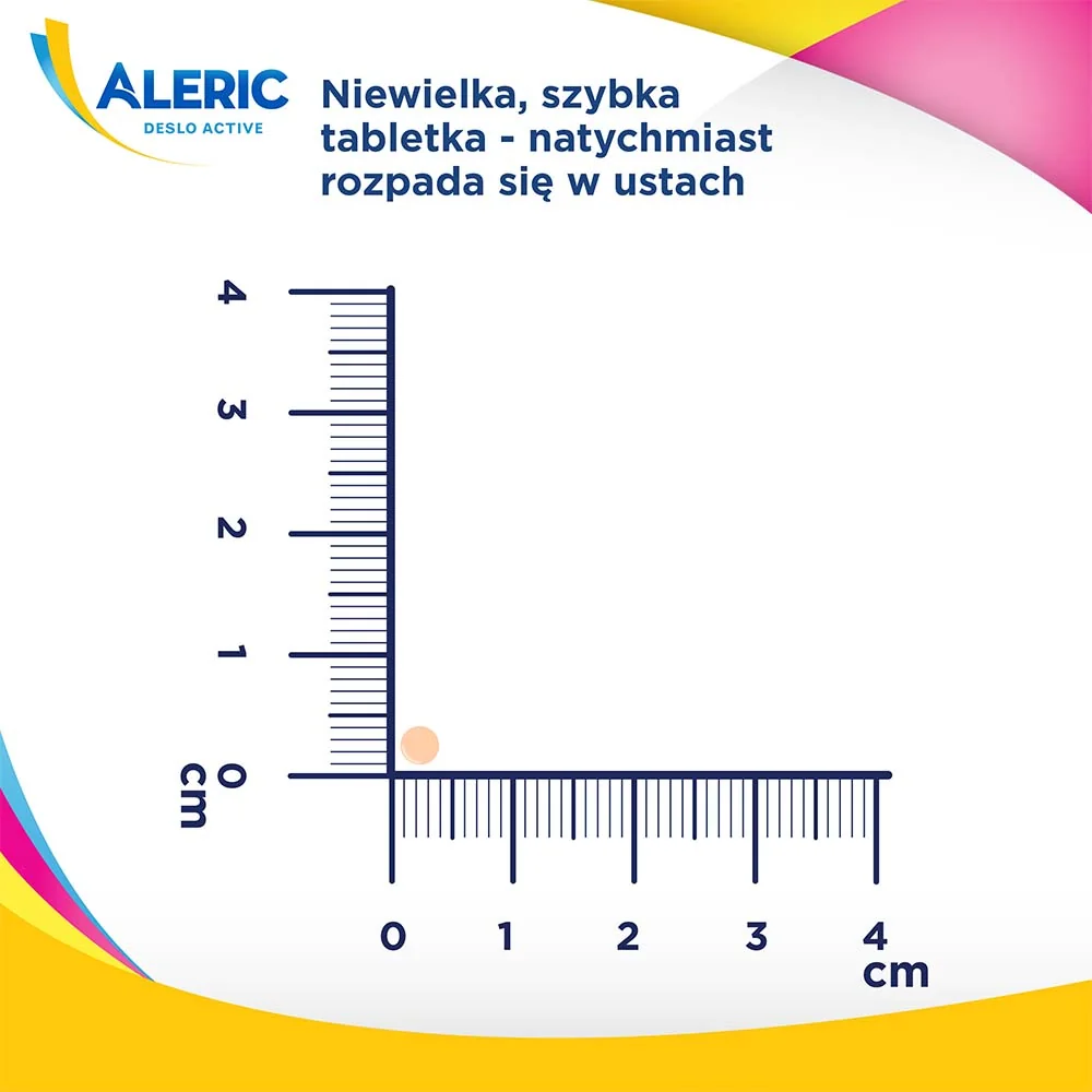 Aleric Deslo Active 2,5mg 10 tabletek ulegających rozpuszczeniu w jamie ustnej