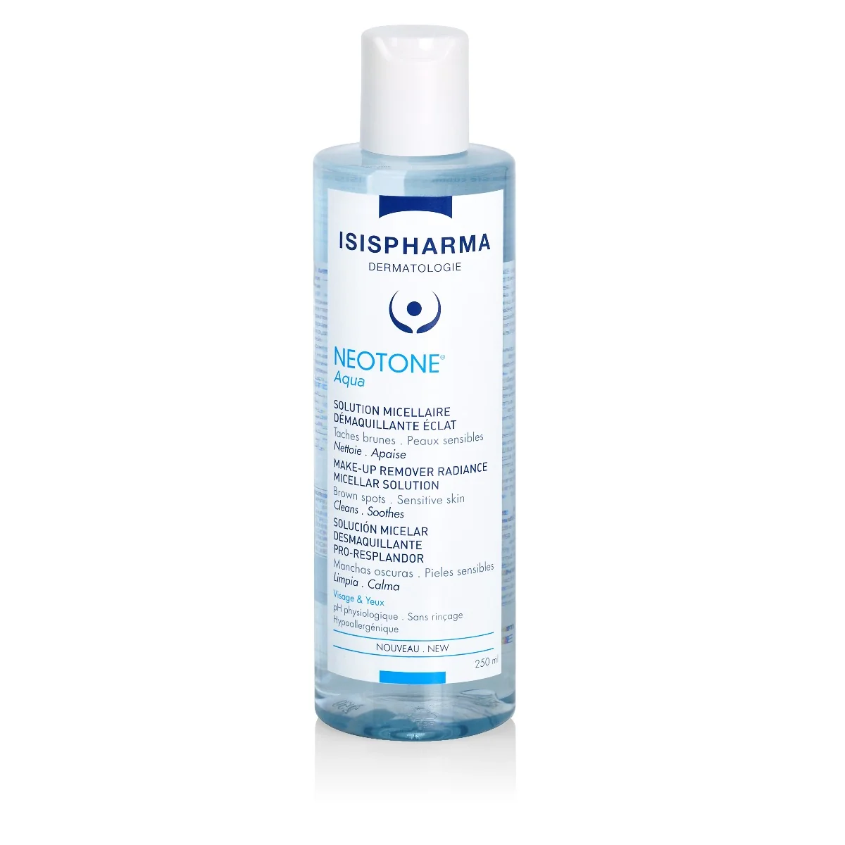 Isispharma Neotone Aqua, Rozświetlający płyn micelarny, 250 ml