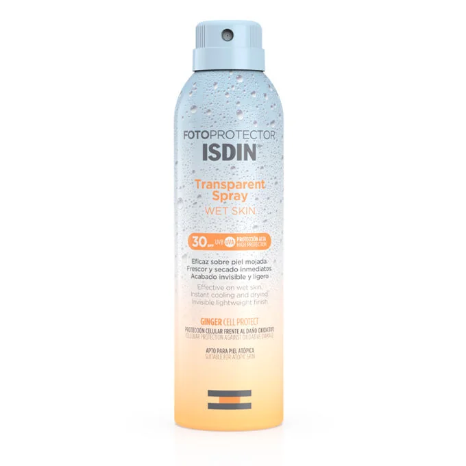 Isidin Foto Protector Transparent Spray, spray przeciwsłoneczny SPF30, 250 ml