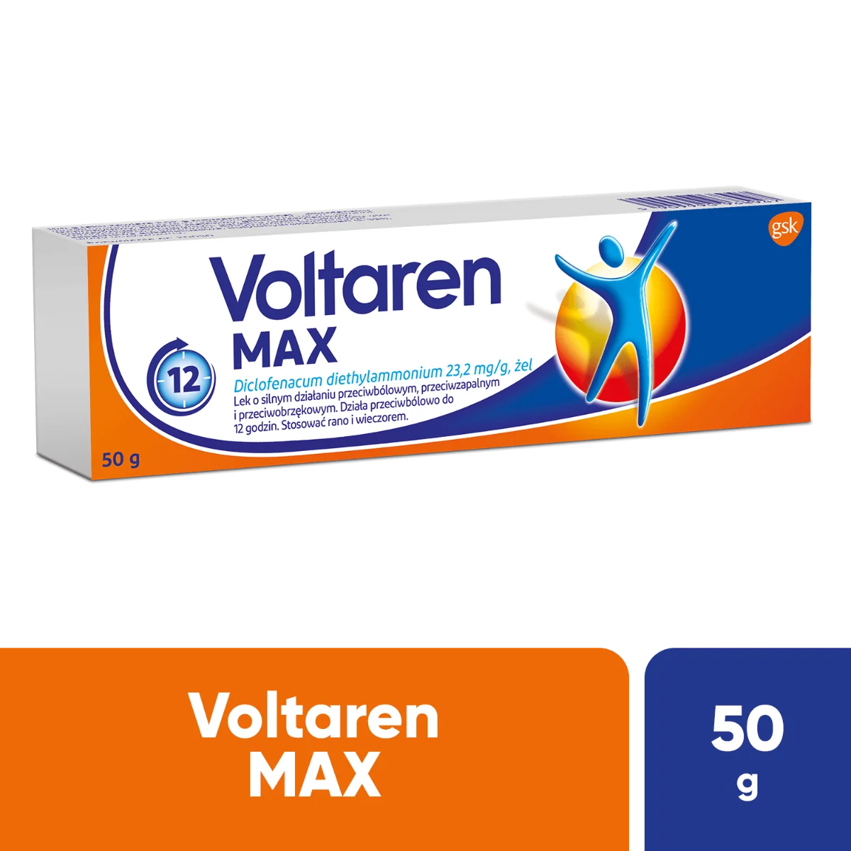 Voltaren Max, 23,2 mg/g, żel, 50 g