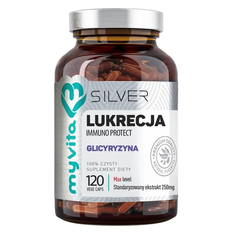 MyVita Silver Lukrecja, suplement diety, 120 kapsułek