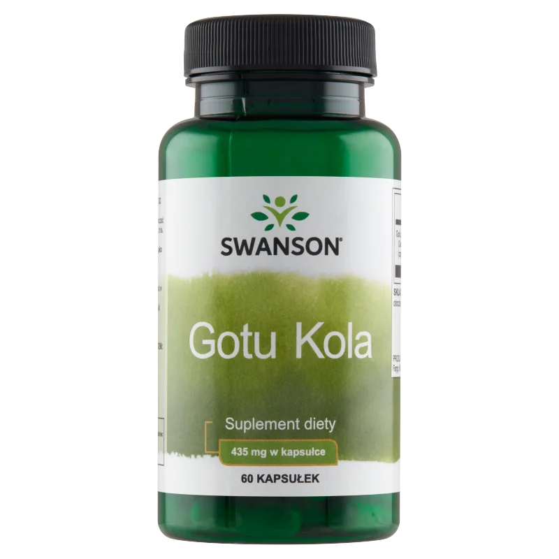 Swanson Gotu Kola, suplement diety, 60 kapsułek