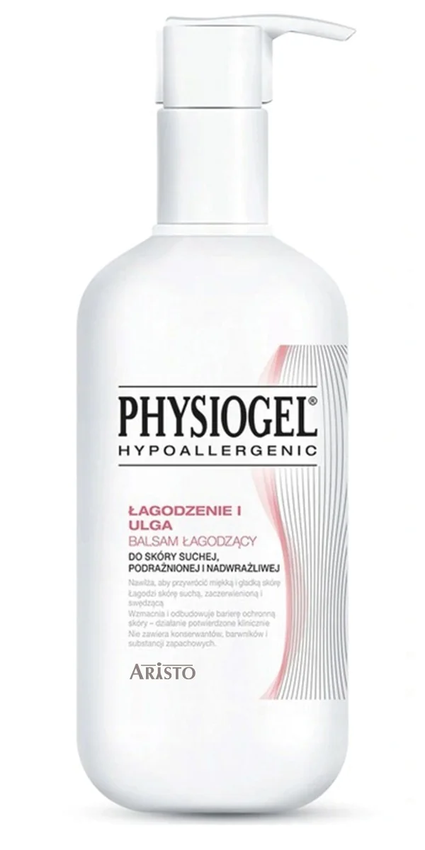 Physiogel, Łagodzenie i Ulga Balsam łagodzący do skóry suchej, podrażnionej i nadwrażliwej, 400 ml