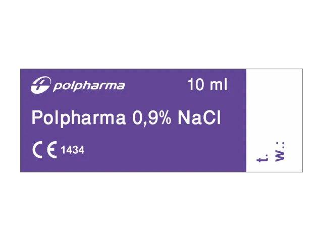 Polpharma 0,9% NaCl, roztwór izotoniczny, sterylny, 100 ampułek po 10 ml