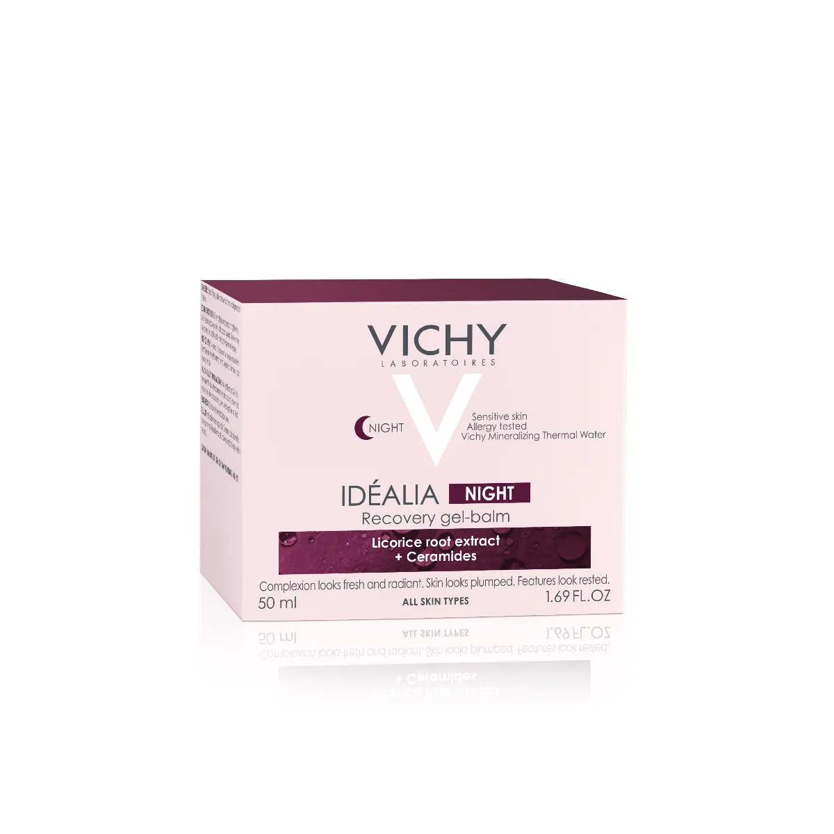 Vichy Idealia, regenerujący balsam w żelu na noc, 50 ml 