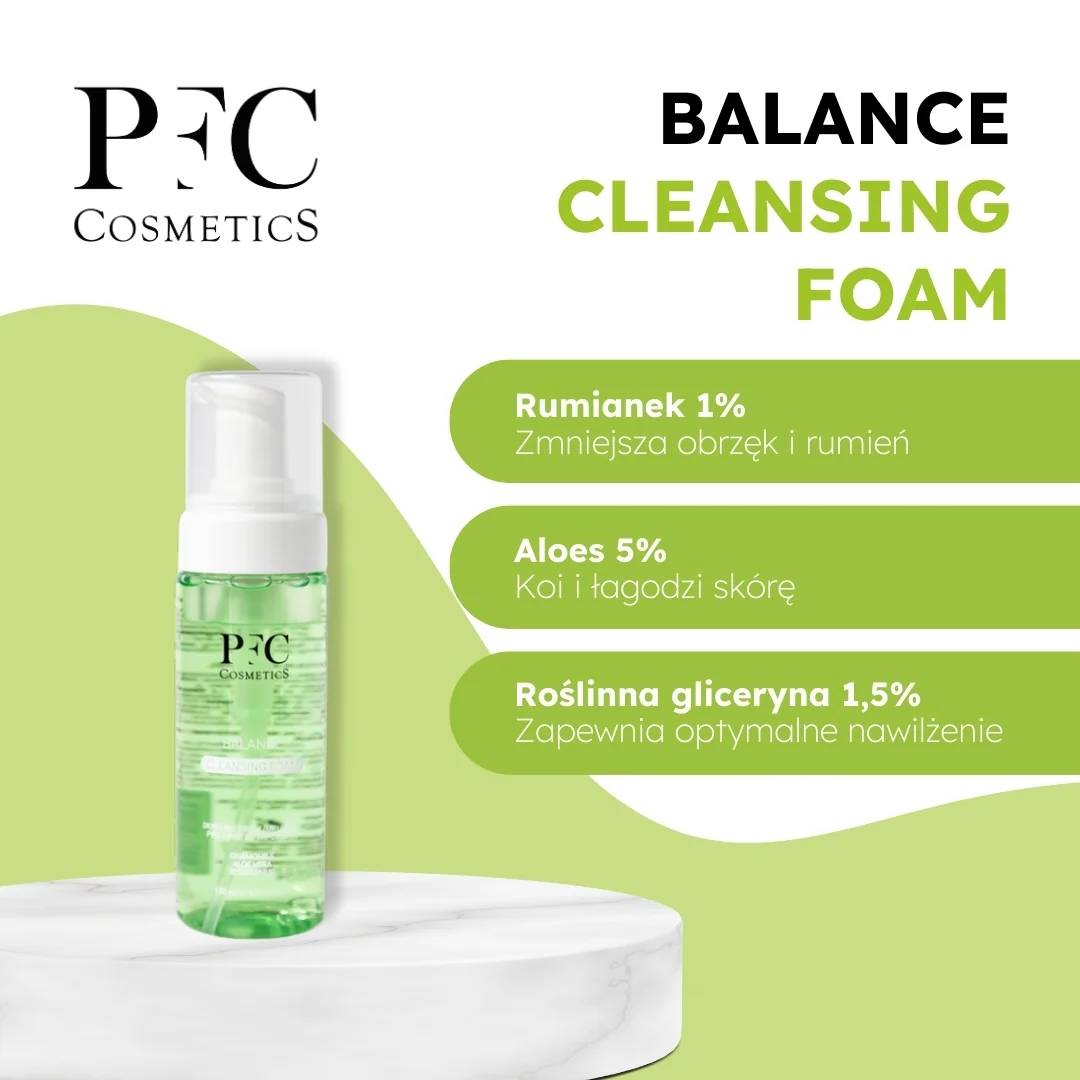 PFC Balance Cleansing Foam pianka do twarzy, 150 ml