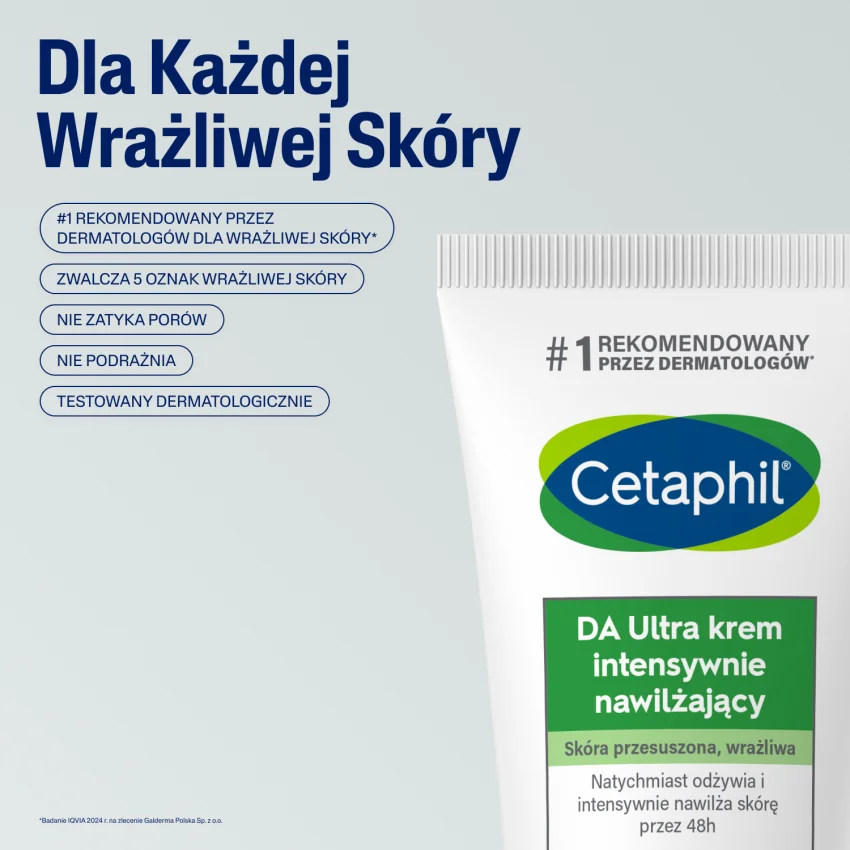 Cetaphil DA Ultra Krem intensywnie nawilżający, 85 g